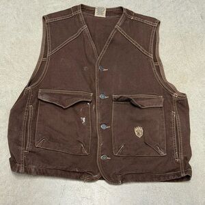 Vintage Y2K JNCO Denim/Cotton Vest Size Medium Pockets Skater Grunge